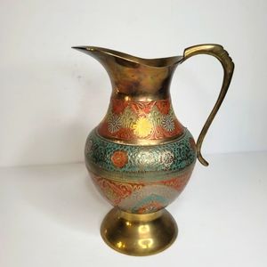 Vintage Brass pitcher made in india